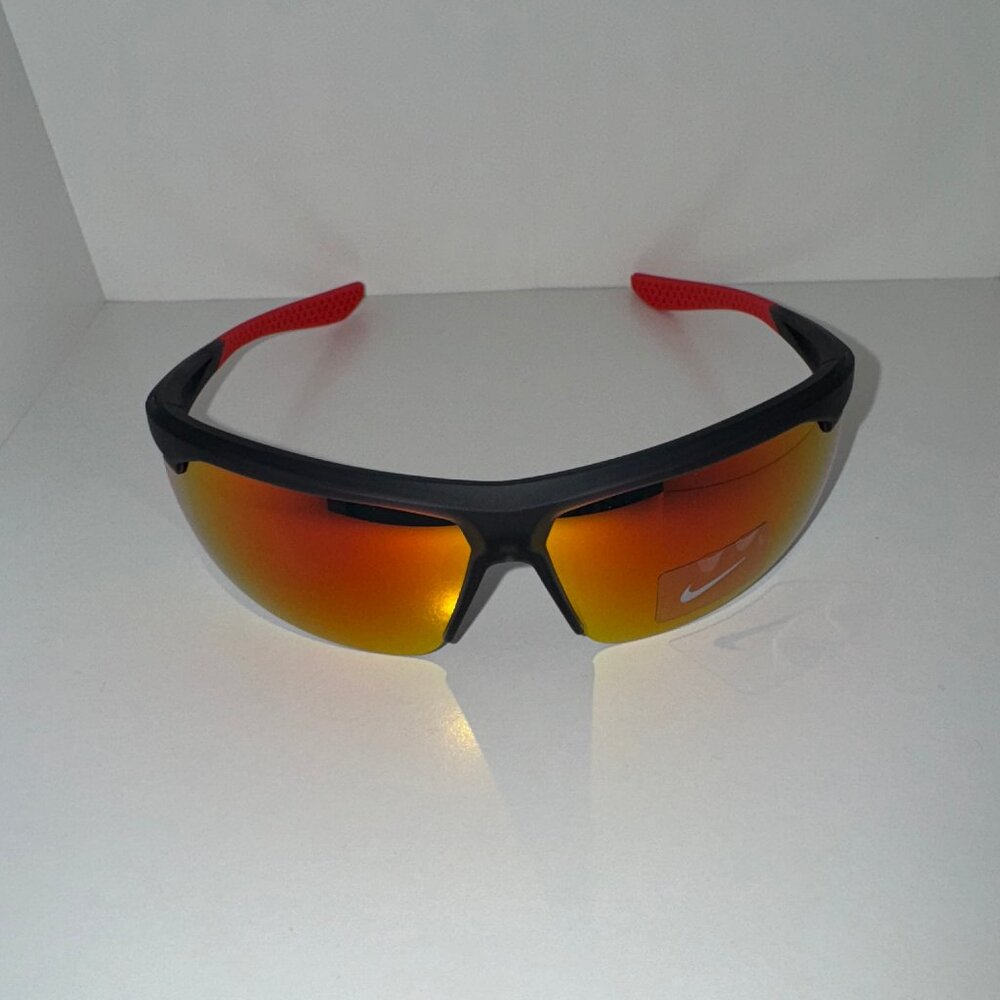 Nike Windtrack M Sunglasses Matte Dark Grey with Red Mirror FV2398-021